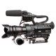 GY-LS300 + Adaptador + Lente Nikon + Control de Foco Vocas